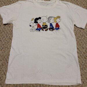 Vintage Embroidered Peanuts T-Shirt